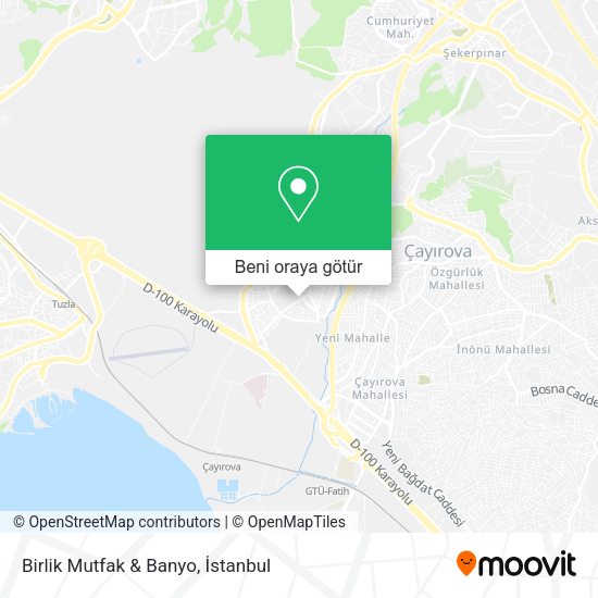 Birlik Mutfak & Banyo harita