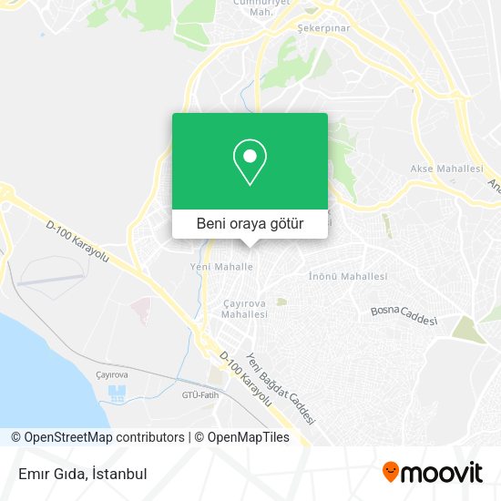 Emır Gıda harita