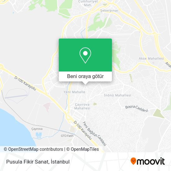 Pusula Fikir Sanat harita