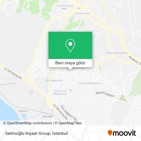 Selimoğlu İnşaat Group harita
