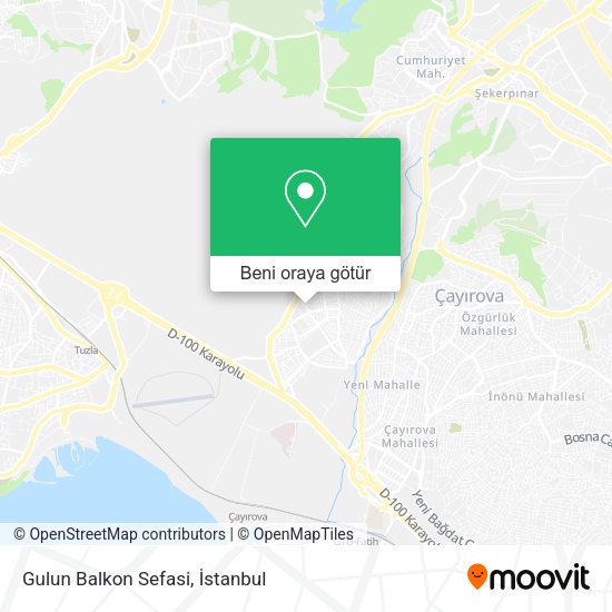 Gulun Balkon Sefasi harita