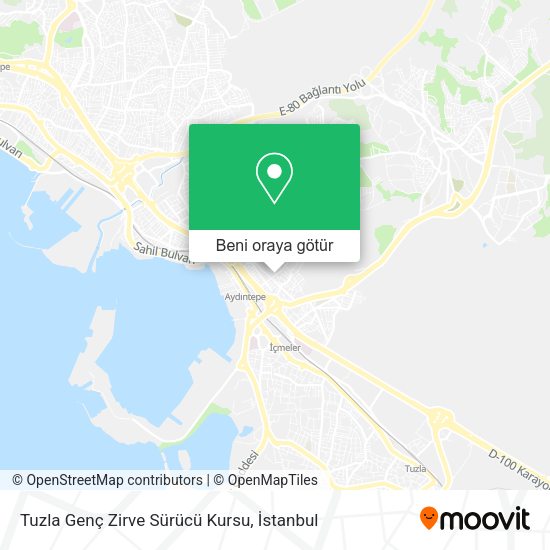 Tuzla Genç Zirve Sürücü Kursu harita