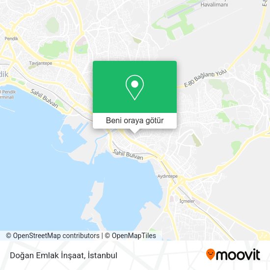 Doğan Emlak İnşaat harita
