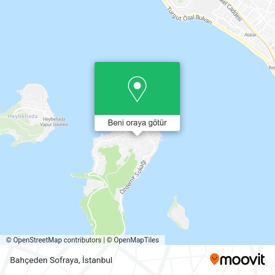 Bahçeden Sofraya harita