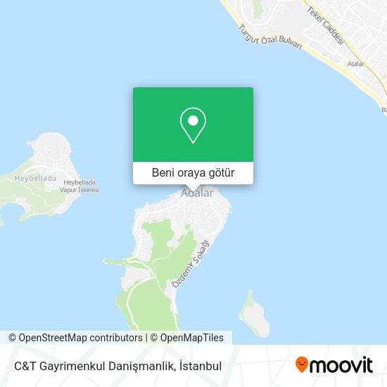 C&T Gayrimenkul Danişmanlik harita