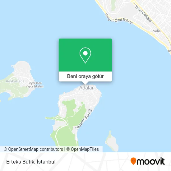 Erteks Butık harita