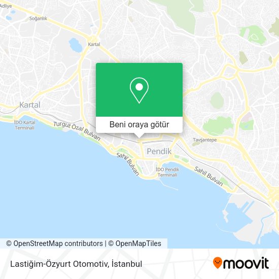 Lastiğim-Özyurt Otomotiv harita