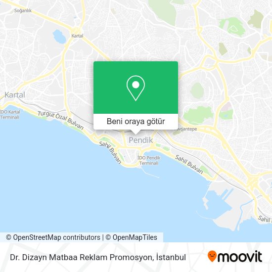 Dr. Dizayn Matbaa Reklam Promosyon harita