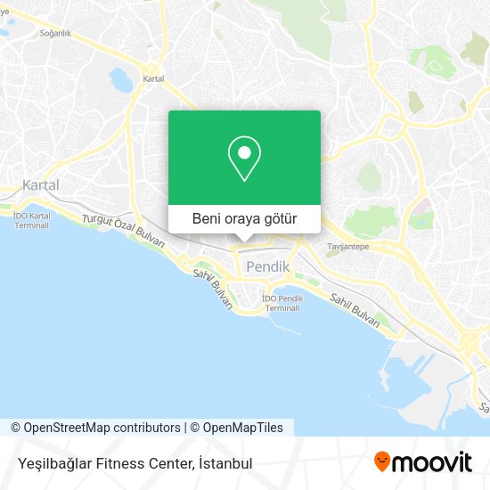 Yeşilbağlar Fitness Center harita