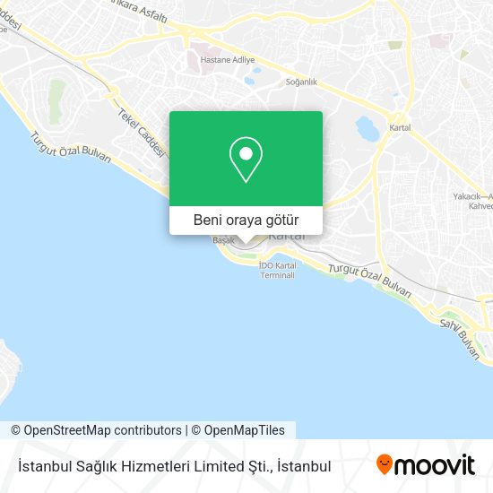 İstanbul Sağlık Hizmetleri Limited Şti. harita