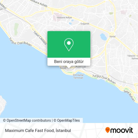 Maximum Cafe Fast Food harita