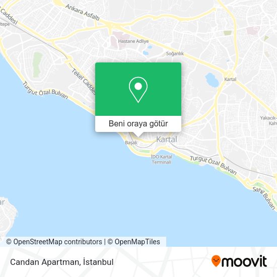 Candan Apartman harita