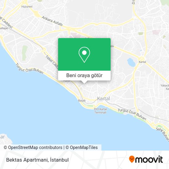 Bektas Apartmani harita