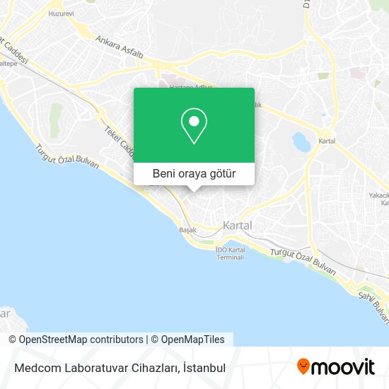 Medcom Laboratuvar Cihazları harita
