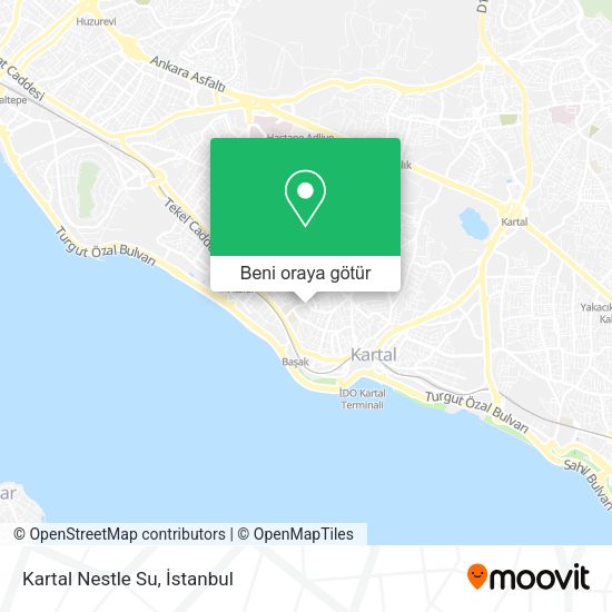 Kartal Nestle Su harita