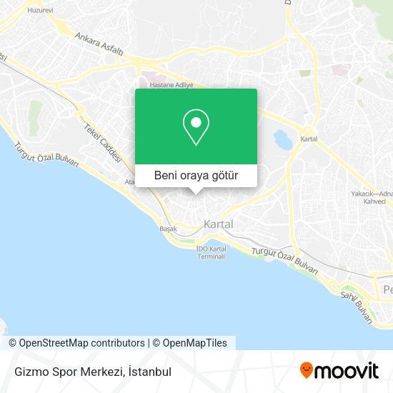 Gizmo Spor Merkezi harita