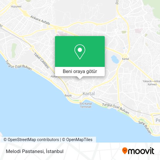 Melodi Pastanesi harita