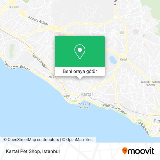 Kartal Pet Shop harita