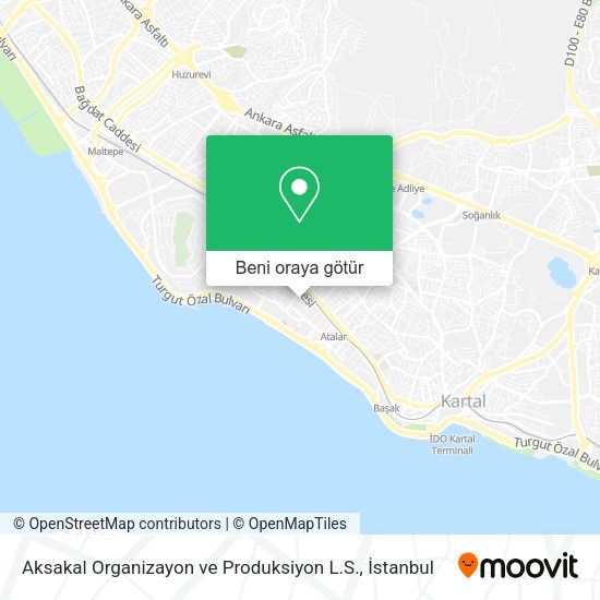 Aksakal Organizayon ve Produksiyon L.S. harita