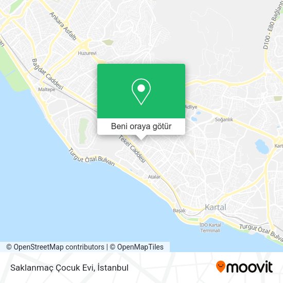 Saklanmaç Çocuk Evi harita