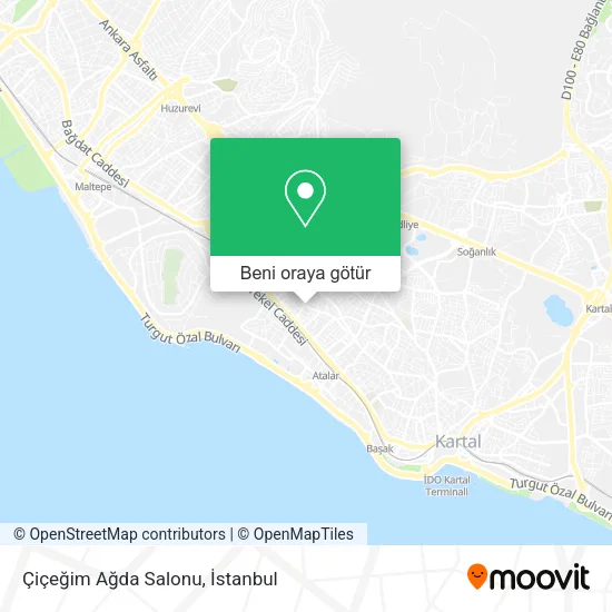 Çiçeğim Ağda Salonu harita