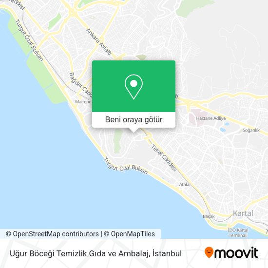 Uğur Böceği Temizlik Gıda ve Ambalaj harita