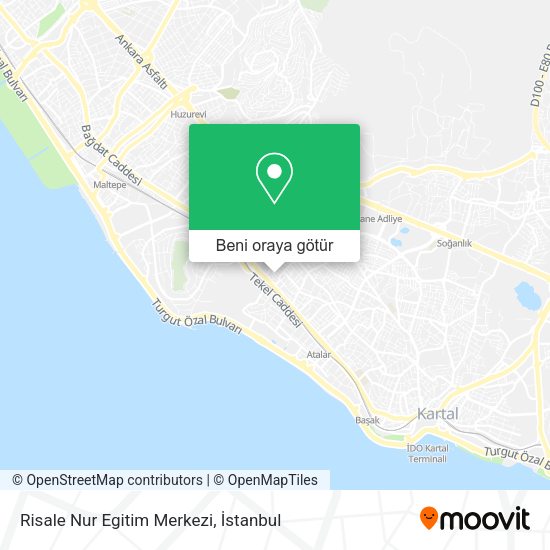 Risale Nur Egitim Merkezi harita