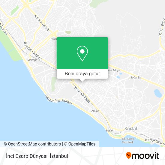İnci Eşarp Dünyası harita