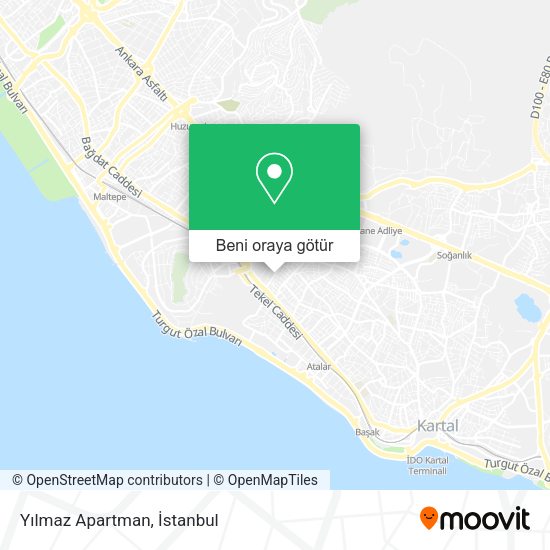 Yılmaz Apartman harita