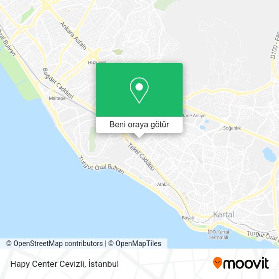Hapy Center Cevizli harita
