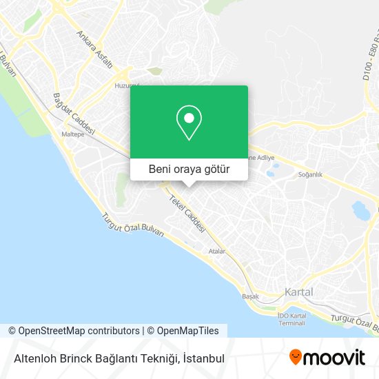 Altenloh Brinck Bağlantı Tekniği harita