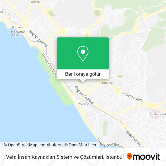 Vefa İnsan Kaynakları Sistem ve Çözümleri harita