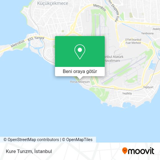 Kure Turızm harita
