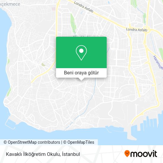 Kavaklı İlköğretim Okulu harita