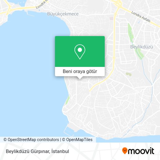 Beylikdüzü Gürpınar harita
