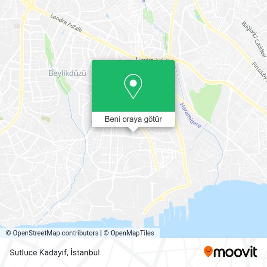 Sutluce Kadayıf harita