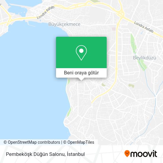 Pembeköşk Düğün Salonu harita