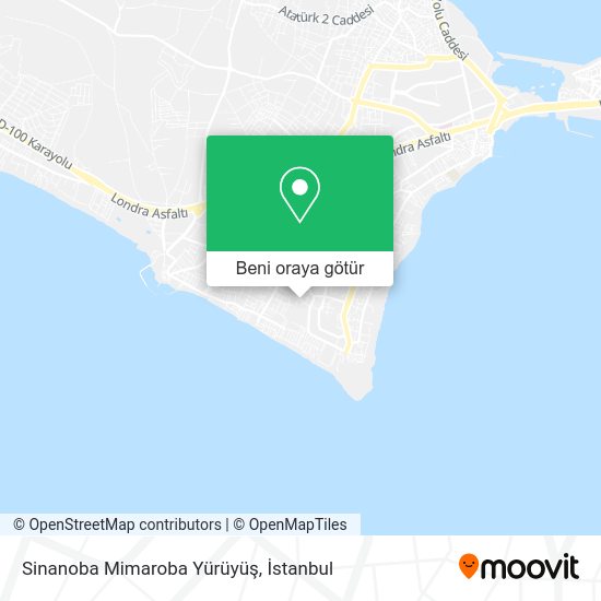 Sinanoba Mimaroba Yürüyüş harita