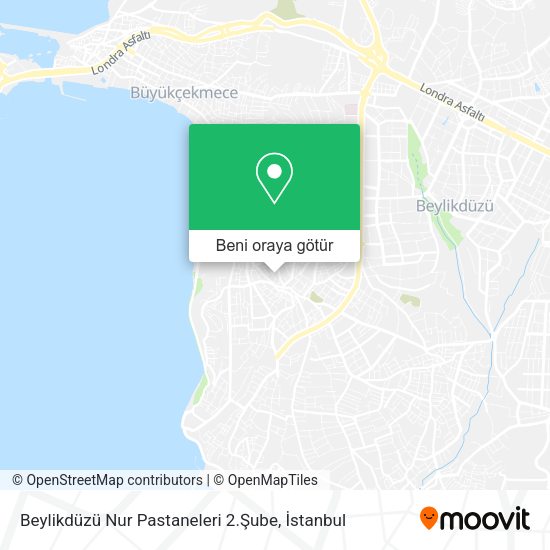 Beylikdüzü Nur Pastaneleri 2.Şube harita