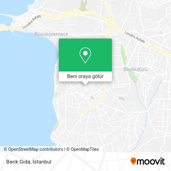 Barık Gıda harita
