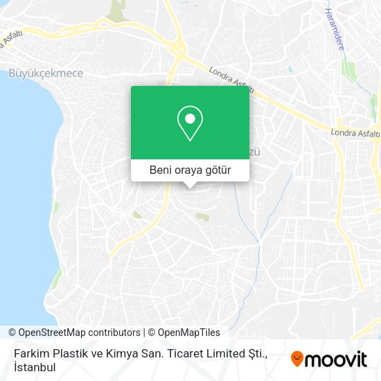 Farkim Plastik ve Kimya San. Ticaret Limited Şti. harita