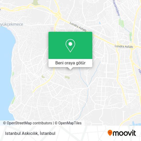 Istanbul Askıcılık harita