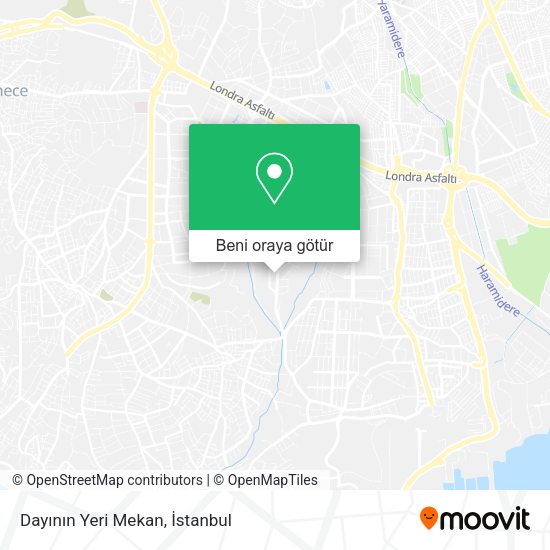 Dayının Yeri Mekan harita