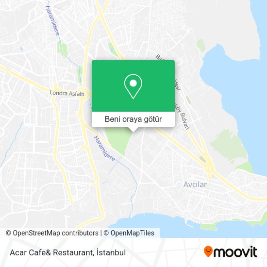 Acar Cafe& Restaurant harita