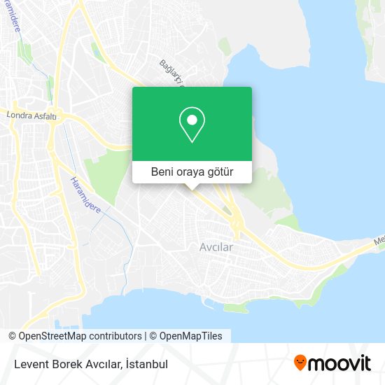 Levent Borek Avcılar harita