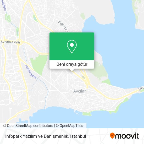 İnfopark Yazılım ve Danışmanlık harita