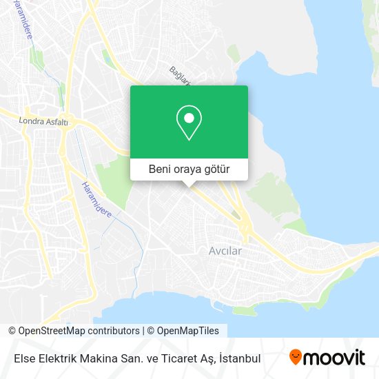 Else Elektrik Makina San. ve Ticaret Aş harita