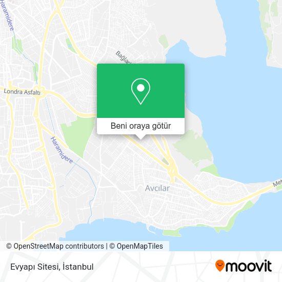 Evyapı Sitesi harita