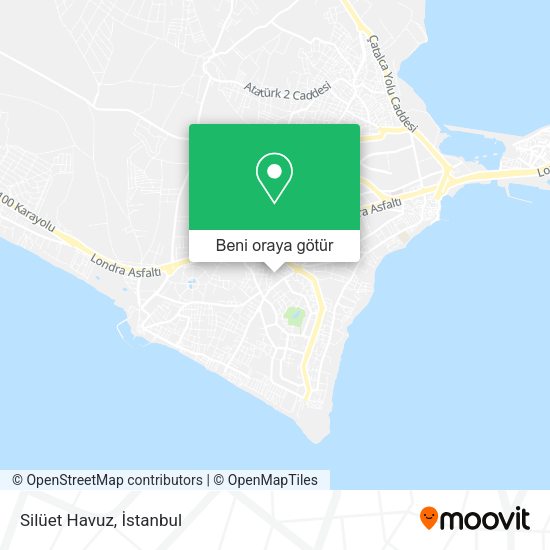 Silüet Havuz harita