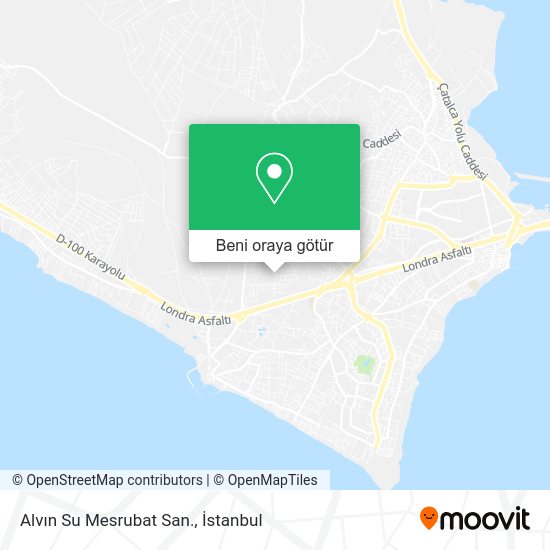 Alvın Su Mesrubat San. harita